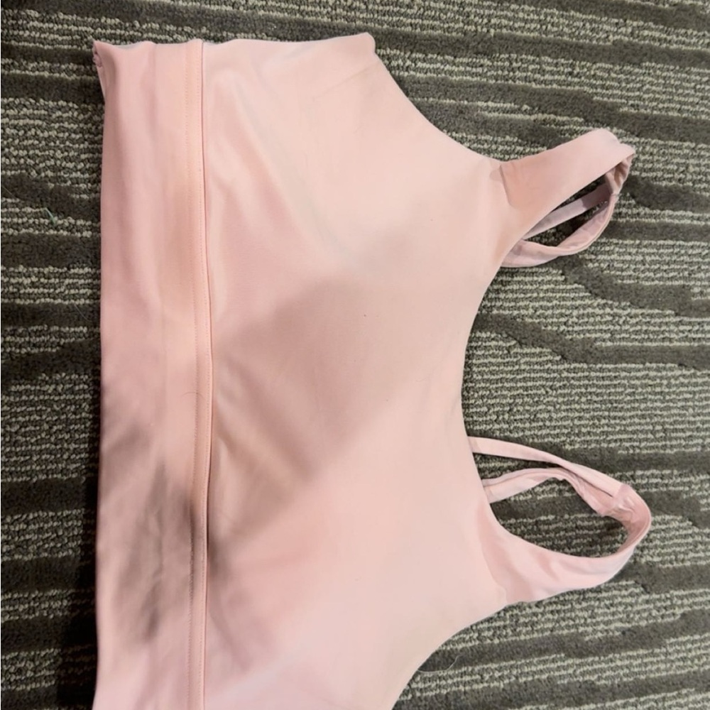 Pink Sports Bra
